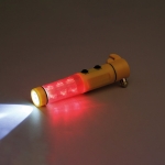 Marteau d'urgence pour voiture avec cutter, aimant et lumière Visible couleur jaune quatrième vue