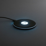 Chargeurs sans fil rétroéclairés à charge rapide Illume couleur noir première vue