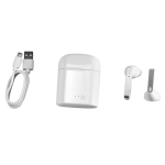 Écouteurs personnalisables Bluetooth tendances 5.0 Shuffle couleur blanc cinquième vue
