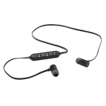 Écouteurs Bluetooth 4.1 personnalisé avec sac EVA Acoustics couleur noir troisième vue