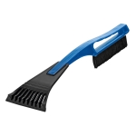 Grattoir à glace en plastique personnalisé avec brosse Clearview couleur bleu roi