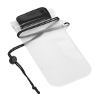 Coques de téléphone étanches avec logo et fermeture hermétique Bayside couleur noir