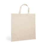 Tote bag personnalisé avec anses courtes 103 g/m2 Eco Short couleur beige