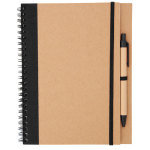 Cahier à spirale avec stylo et anneaux A5 avec pages lisses Colouring