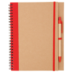 Cahier à spirale avec stylo et anneaux A5 avec pages lisses Colouring