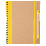 Cahier à spirale avec stylo et anneaux A5 avec pages lisses Colouring
