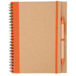 Cahier à spirale avec stylo et anneaux A5 avec pages lisses Colouring