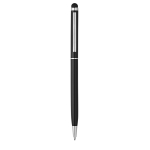 Stylo fin avec pointe tactile, couleur chromée, encre bleue Vip Thin couleur noir première vue