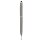 Stylo fin avec pointe tactile, couleur chromée, encre bleue Vip Thin couleur titan