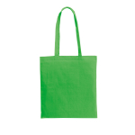 Sacs en coton colorés avec longues anses 105 g/m² Eco Color L couleur vert