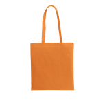 Sacs en coton colorés avec longues anses 105 g/m² Eco Color L couleur orange