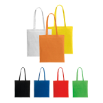 Sacs en coton colorés avec longues anses 105 g/m² Eco Color L diverses couleurs