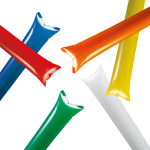 Bâtons gonflables en plastique de plusieurs couleurs pour événements diverses couleurs