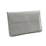 Oreiller de voyage gonflable personnalisé avec logo Basic Style couleur gris avec housse