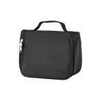 Trousse de toilette de voyage en polyester haute densité ExtraLarge couleur noir