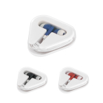 Écouteurs promotionnels offert dans un coffret triangulaire Bass diverses couleurs