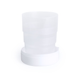 Verre pliant de 220ml pour stocker les médicaments Pillcup Colors couleur blanc troisième vue