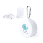Verre pliant de 220ml pour stocker les médicaments Pillcup Colors couleur blanc neuvième vue