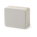 Enceinte sans fil avec boîtier en paille de blé et support Earth couleur naturel première vue