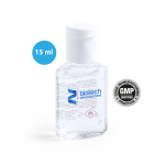 Flacon gel hydroalcoolique 15 ml avec distributeur personnalisé Pocket troisième vue