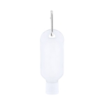 Flacon personnalisé de gel hydroalcoolique avec mousqueton 30ml Hold couleur transparent deuxième vue