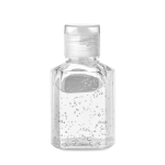 Flacon personnalisé de gel sans alcool pour les mains 30ml Basic couleur transparent