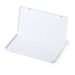 Étui porte-masque personnalisé en plastique blanc Compact couleur blanc