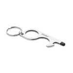 Porte-clés multifonction et anti-contact pour surface Multifunctional couleur argenté mat vue principale