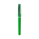 Stylo roller publicitaire coloré bon marché à encre bleue Pioneer couleur vert