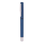 Roller publicitaire classique coloré avec capuchon à encre bleue Funny couleur bleu