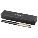 Stylo roller luxueux au capuchon doré et encre noire Roller Details couleur doré