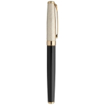 Stylo roller luxueux au capuchon doré et encre noire Roller Details couleur doré deuxième vue latérale