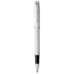 Stylo professionnel et fiable à encre noire Parker IM Elegant couleur blanc deuxième vue frontale