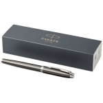 Stylo professionnel et fiable à encre noire Parker IM Elegant couleur titan deuxième vue frontale