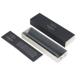 Porte-mines d'entreprise en acier de haute qualité Parker Jotter couleur argenté deuxième vue avec boîte