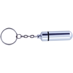 Porte-clés boîte pilulier en aluminium avec fermeture à vis Treasure
