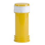 Tube à bulle publicitaire classique personnalisé avec logo Funny Game couleur jaune