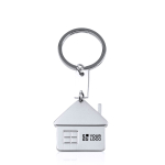 Porte-clés en métal en forme de maison avec cheminée Small House vue principale