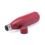 Gourde en acier inox personnalisé coloré 790 ml Lifestyle Matt couleur rouge deuxième vue