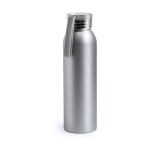Gourde en aluminium argentée avec bouchon de sécurité 650 ml HyperFuel couleur gris première vue