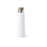 Bouteille inox avec bouchon en liège 770 ml Cork Design couleur blanc première vue