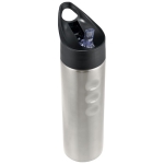 Gourde sportive en acier avec embout et design ergonomique 750 ml Fit couleur argenté