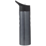 Gourde sportive en acier avec embout et design ergonomique 750 ml Fit couleur titan deuxième vue latérale