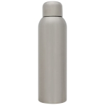 Gourde inox personnalisable avec bouchon à vis 820 ml Office couleur argenté deuxième vue frontale