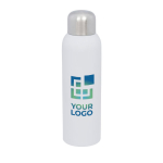 Gourde inox personnalisable avec bouchon à vis 820 ml Office avec zone d'impression