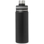 Bouteille de sport acier avec poignée et embout 590 ml Avenue Sport couleur noir troisième vue