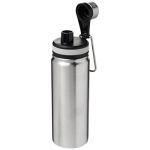 Bouteille de sport acier avec poignée et embout 590 ml Avenue Sport couleur argenté deuxième vue