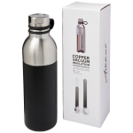 Bouteille personnalisée en acier bicolore 590 ml Avenue Iconic couleur noir