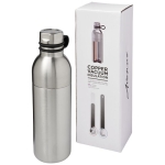 Bouteille personnalisée en acier bicolore 590 ml Avenue Iconic couleur argenté
