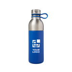 Bouteille personnalisée en acier bicolore 590 ml Avenue Iconic avec zone d'impression